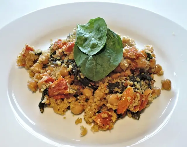 Moroccan Seven-Vegetable Couscous with Harissa