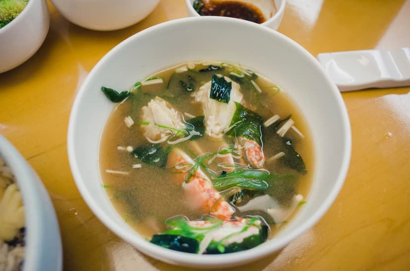 Miso and Ginger Poached Salmon with Pak Choi