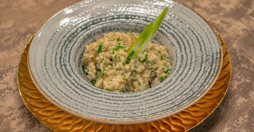 Wild Mushroom Risotto with Parmesan